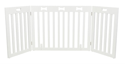 Trixie-Tor Weiss 3 Felder 82-124X61 CM